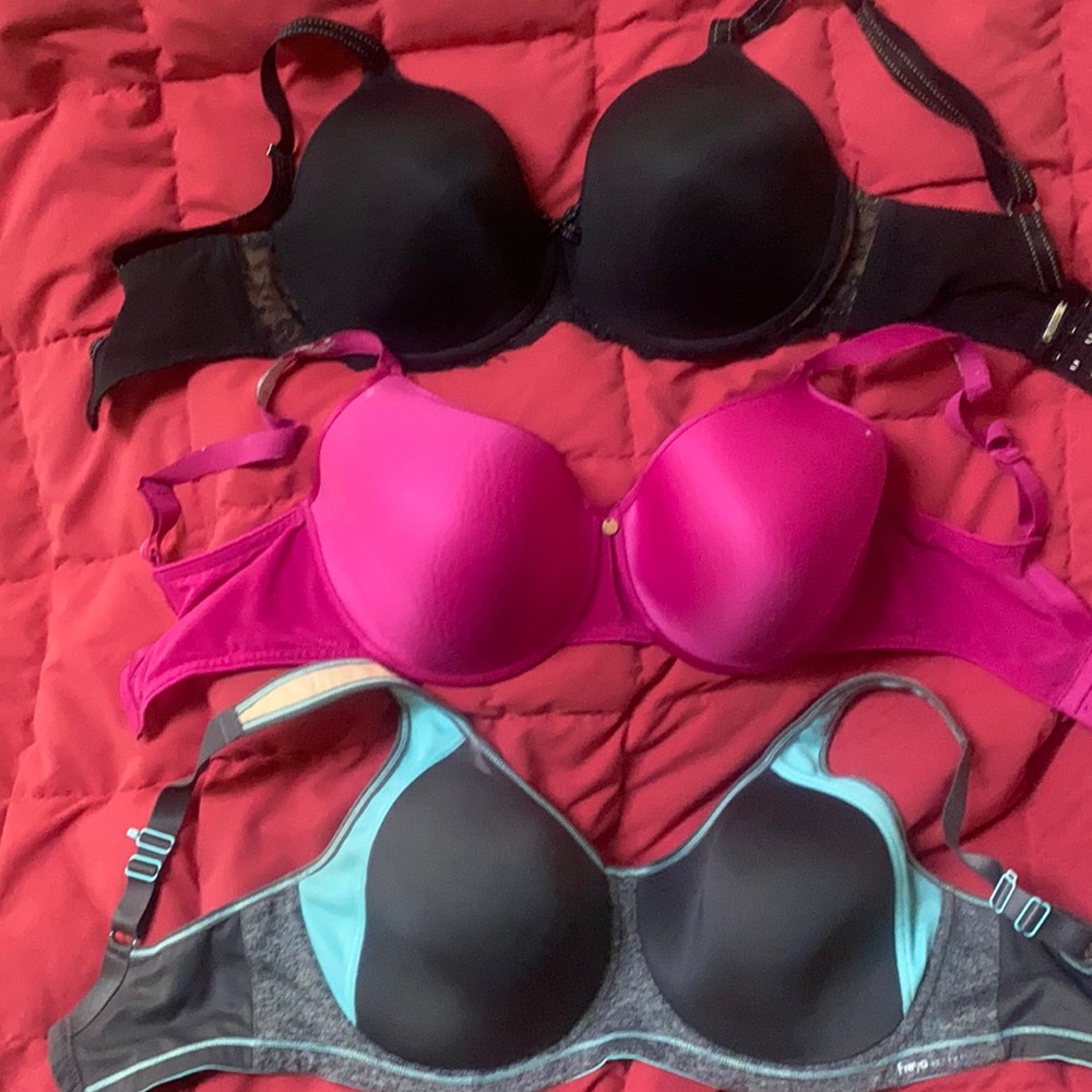 3 Bras!!! 2 Chantelle 34DDDD & Freya 34H